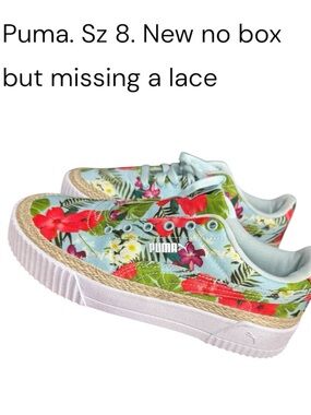 Puma Floral Sneakers   Tropical. New